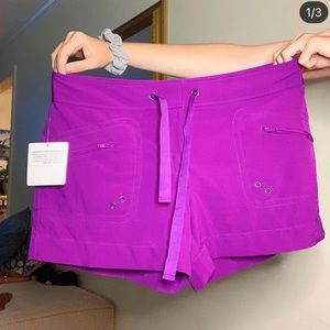 PURPLE ATHLETA SHORTS